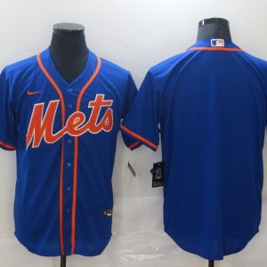 MLB New York Mets Blank Blue Game Nike Jersey