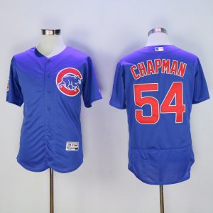 MLB New York Mets #54 Chapman Blue Jersey