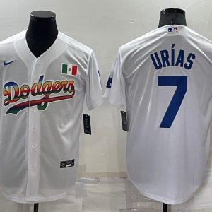 MLB Los Angeles Dodgers #7 Julio Urias White Jersey