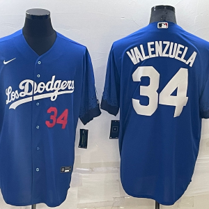 MLB Los Angeles Dodgers #34 Toro Valenzuela 2021 Royal City Connect Jersey