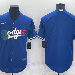 MLB Los Angeles Dodgers Blank Blue Nike Jersey