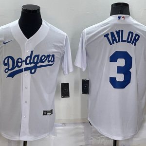 MLB Los Angeles Dodgers #3 Taylor White Nike Game Jersey