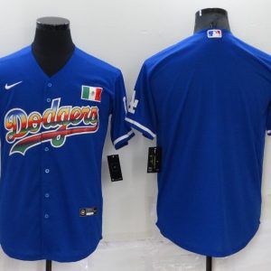 MLB Los Angeles Dodgers Blank Blue Game Jersey