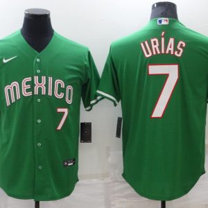 MLB Los Angeles Dodgers #7 Julio Urias Green Game Jersey