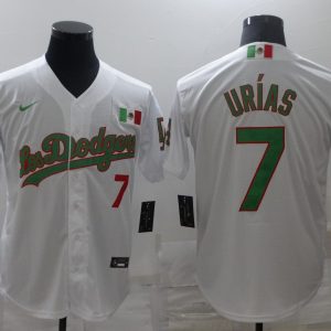 MLB Los Angeles Dodgers #7 Julio Urias White Game Jersey
