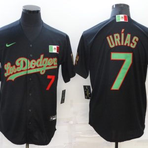 MLB Los Angeles Dodgers #7 Julio Urias Black Game Jersey