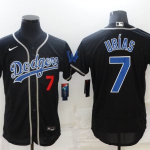 MLB Los Angeles Dodgers #7 Julio Urias Blue Flexbase Elite Jersey