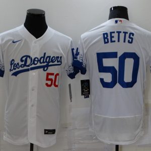 MLB Los Angeles Dodgers #22 Kershaw 2021 White City Connect Flex Base Elite Jersey
