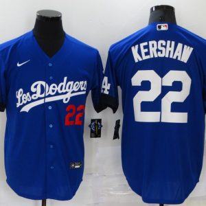 MLB Los Angeles Dodgers #22 Kershaw 2021 Royal City Connect Jersey