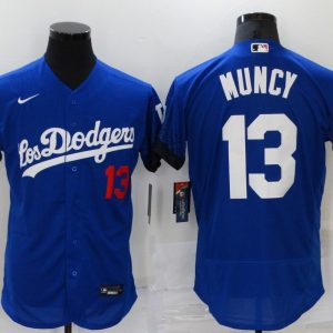 MLB Los Angeles Dodgers #13 Max Muncy 2021 Royal City Connect Flex Base Elite Jersey