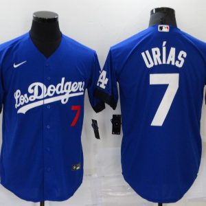 MLB Los Angeles Dodgers #7 Julio Urias 2021 Royal City Connect Jersey