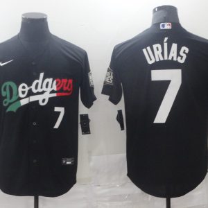 MLB Los Angeles Dodgers #7 Julio Urias Black Game Jersey