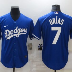 MLB Los Angeles Dodgers #7 Julio Urias Blue Game Nike Jersey