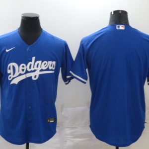 MLB Los Angeles Dodgers Blue Game Nike Blank Jersey