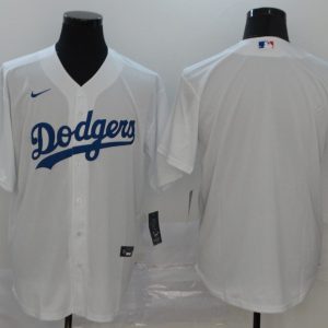 MLB Los Angeles Dodgers White Game Nike Blank Jersey