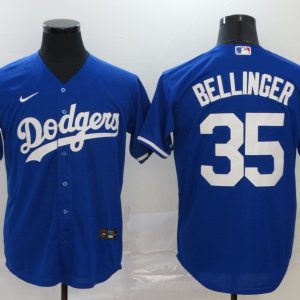 MLB Los Angeles Dodgers #35 Cody Bellinger Blue Game Nike Jersey