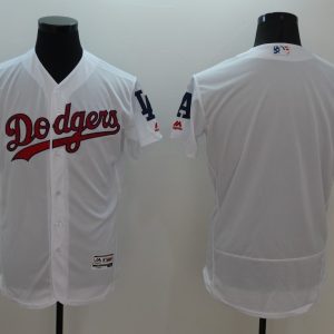 MLB Los Angeles Dodgers Blank White Elite Jersey
