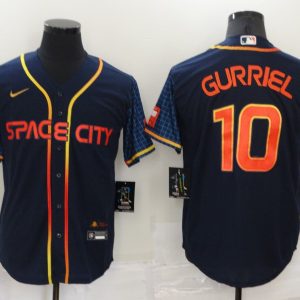 MLB Houston Astros #10 Gurriel 2022 Navy City Connect Jersey
