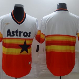 MLB Houston Astros Blank Throwback Nike Game Jersey