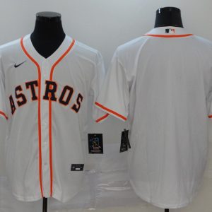 MLB Houston Astros Blank White Game Nike Jersey