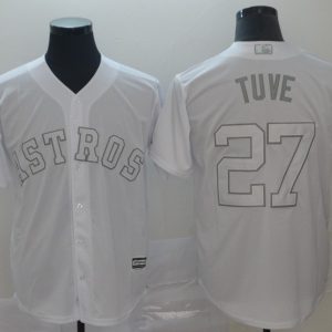 MLB Astros #27 Jose Altuve Tuve White 2019 Players Weekend Player Men Jersey