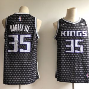 NBA Kings 35 Marvin Bagley III Black City Edition Nike Swingman Men Jersey