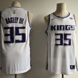 NBA Kings 35 Marvin Bagley III White 2018 NBA Draft Nike Men Jersey