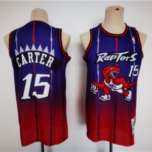 Men' Toronto Raptors #15 Vince Carter Throwback Stitched NBA Jersey