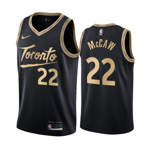NBA Toronto Raptors #22 Patrick McCaw Black City Edition New Uniform 2020-21 Jersey