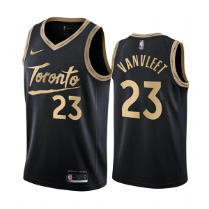 NBA Toronto Raptors #23 Fred VanVleet Black City Edition New Uniform 2020-21 Jersey