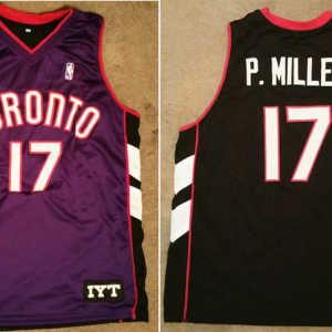 NBA Toronto Raptors #17 P. Miller Purple Nike Jersey