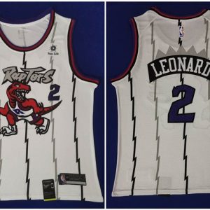 NBA Raptors 2 Kawhi Leonard White Nike Swingman Men Jersey