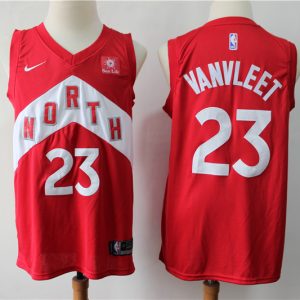 Men's Nike Toronto Raptors #23 Fred Vanvleet Red Basketball Swingman Edition Jersey