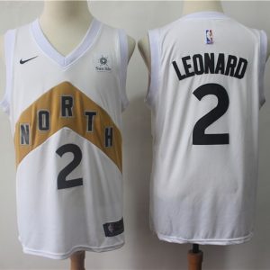 NBA Raptors 2 Kawhi Leonard White 2018-19 City Edition Nike Men Jersey