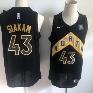 NBA Raptors 43 Pascal Siakam Black City Edition Nike Men Jersey