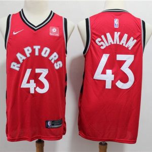 NBA Raptors 43 Pascal Siakam Red Nike Swingman Men Jersey