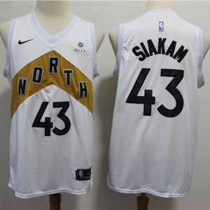 NBA Raptors 43 Pascal Siakam White City Edition Nike Men Jersey