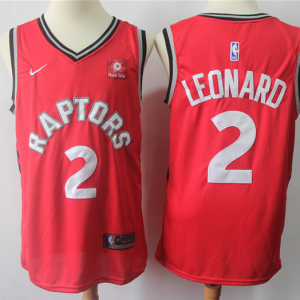 NBA Raptors 2 Kawhi Leonard Red Nike Men Jersey