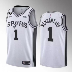 NBA San Antonio Spurs #1 Victor Wembanyama White 2022/23 Association Edition With Jersey