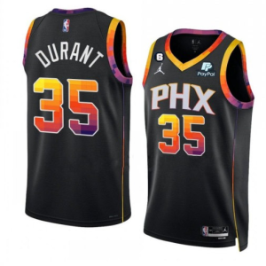 NBA Phoenix Suns #35 Kevin Durant Black 2022/23 Statement Edition Jersey