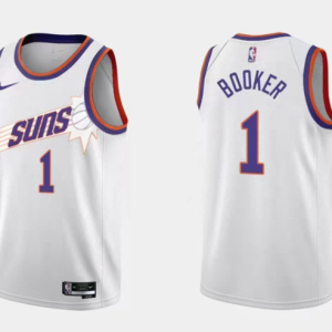 NBA Phoenix Suns #1 Devin Booker White Association Edition Jersey