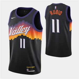 NBA Phoenix Suns #11 Ricky Rubio Black City Edition New Uniform 2020-21 Jersey