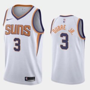 NBA Phoenix Suns #3 Kelly Oubre Jr. White Edition Men's Jersey
