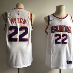 NBA Suns 22 Deandre Ayton White 2018 NBA Draft Nike Men Jersey