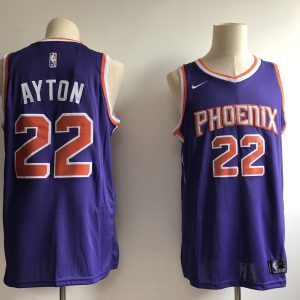 NBA Suns 22 Deandre Ayton Purple 2018 NBA Draft Nike Men Jersey