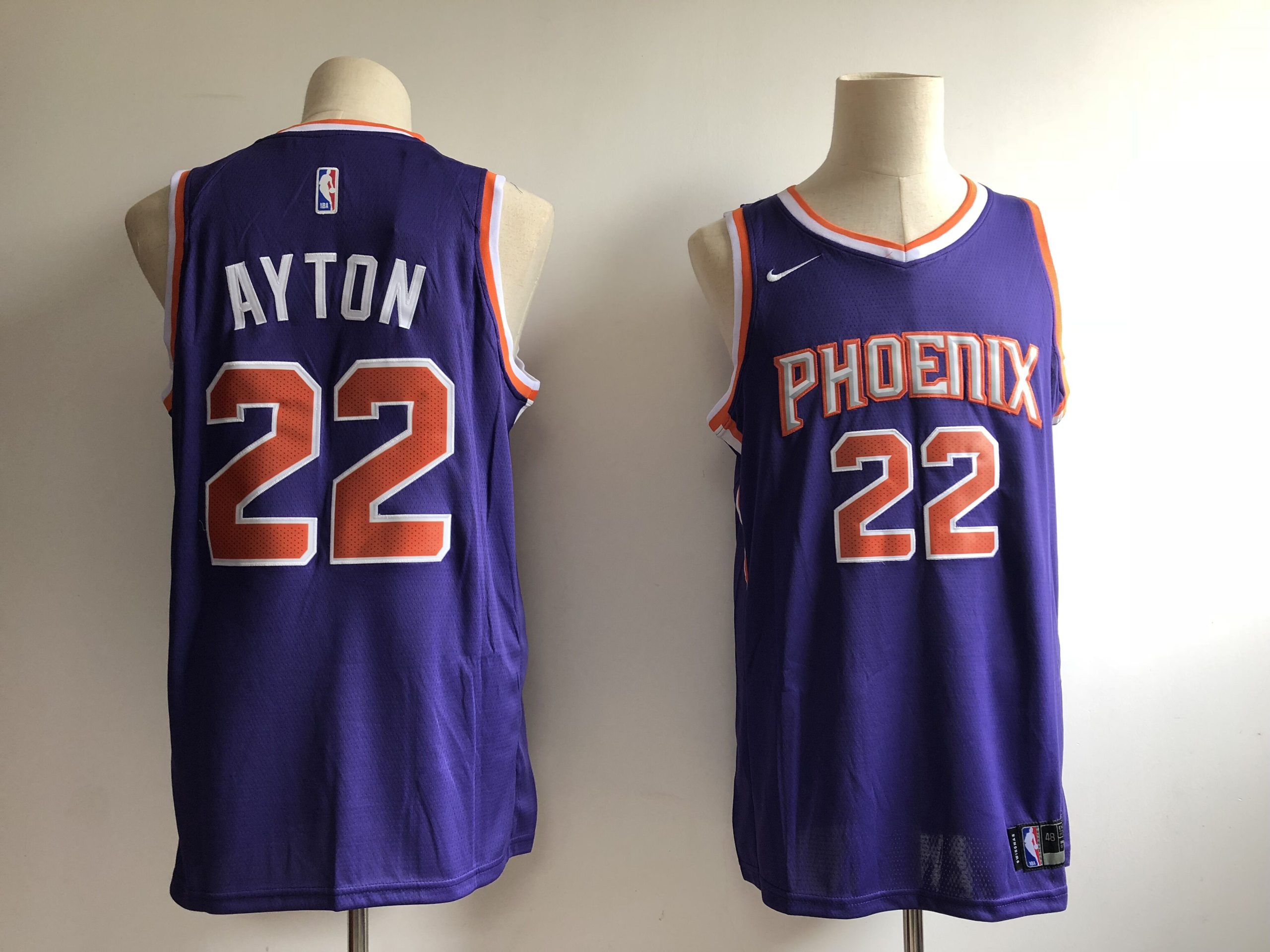 NBA Suns 22 Deandre Ayton Purple 2018 NBA Draft Nike Men Jersey