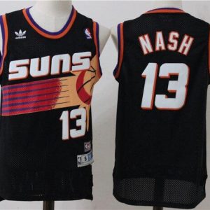 NBA Phoenix Suns #13 Steve Nash Black Throwback jersey