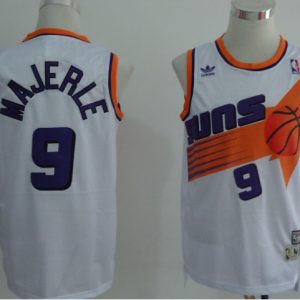 Suns #9 Majerle white NBA Jersey