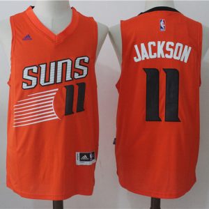 NBA Phoenix Suns #11 Jackson Orange Jersey