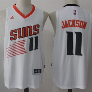 NBA Phoenix Suns #11 Jackson White Jersey